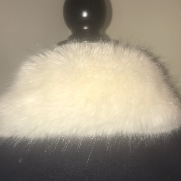 “FOREVER 21” Navy check faux fur collar jacket. - Picture 9 of 16